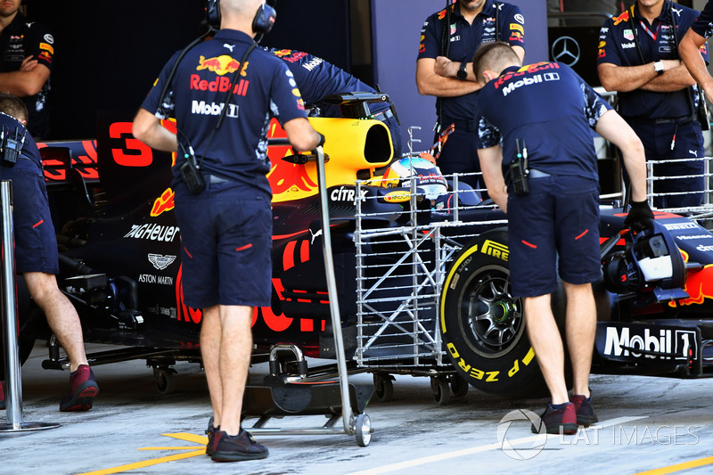 Daniel Ricciardo, Red Bull Racing RB13, sensores aerodinámicos