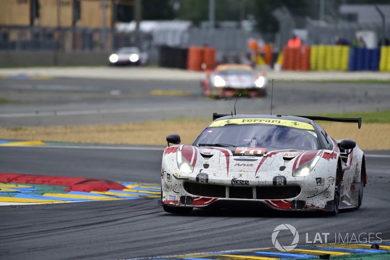 #70 MR Racing Ferrari 488 GTE: Motoaki Ishikawa, Olivier Beretta, Eddie Cheever III