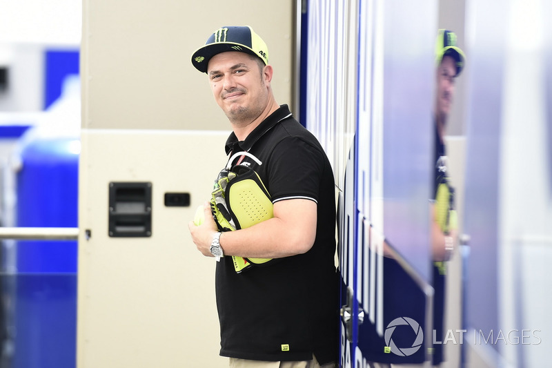 Alessio Salucci, "Uccio", asistente de Valentino Rossi, Yamaha Factory Racing