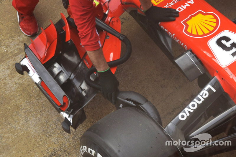 Ferrari SF71H front wing detail