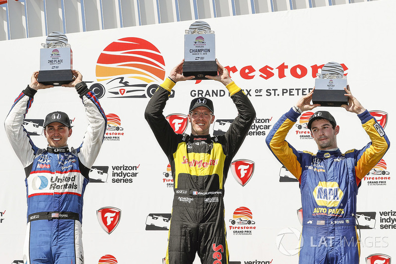 Podium: 1. Sébastien Bourdais, Dale Coyne Racing with Vasser-Sullivan Honda; 2. Graham Rahal, Rahal 