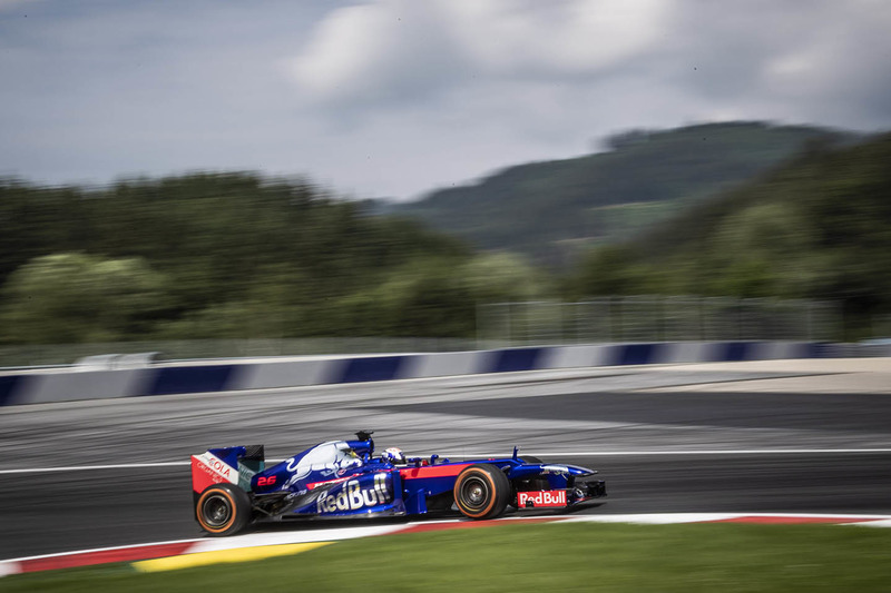 Dani Pedrosa dans une Red Bull aux couleurs de Toro Rosso