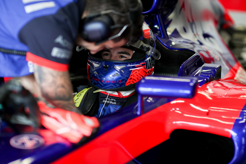 Marc Marquez, prueba el Toro Rosso de F1