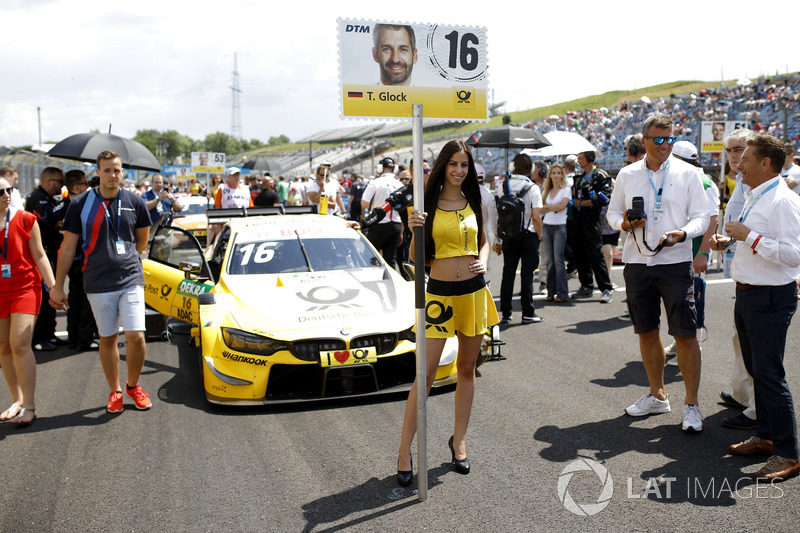 Grid girl of Timo Glock, BMW Team RMG, Budapest