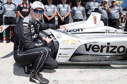 Polesitter Josef Newgarden, Team Penske Chevrolet