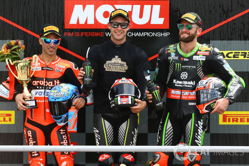 Rea, Melandri et Sykes sur le podium de la Course 1