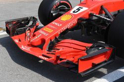 Ferrari SF71H front wing and nose