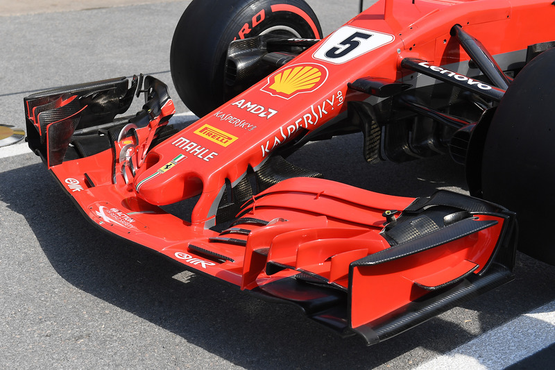 Ferrari SF71H burun ve ön kanat