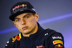 Max Verstappen, Red Bull Racing, in the Thursday press conference