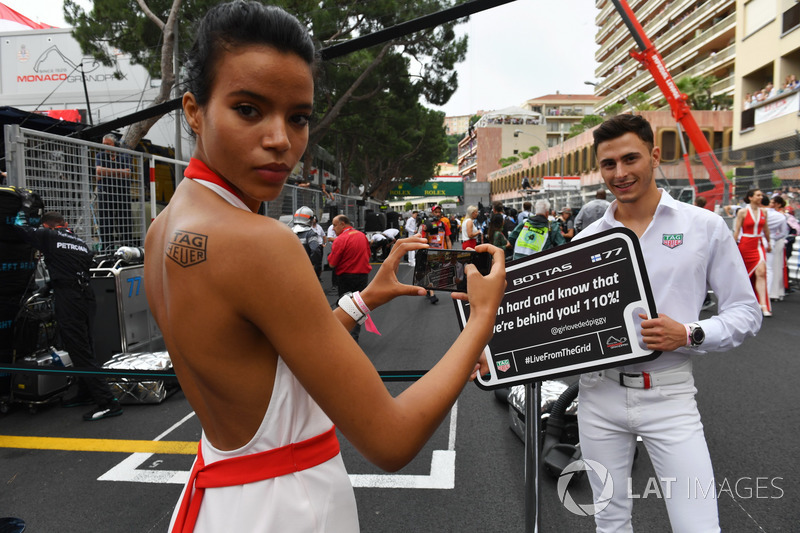 Grid girl e grid boy TAG Heuer