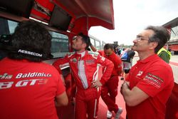 Giancarlo Fisichella, Scuderia Baldini 27, al muretto box