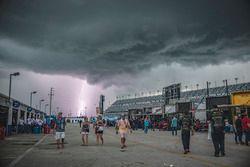 Gewitter am Daytona International Speedway