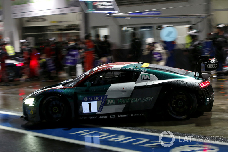 #1 Audi Sport Team Land Audi R8 LMS GT3: Christopher Mies, Kelvin van der Linde, Sheldon van der Linde, Rene Rast