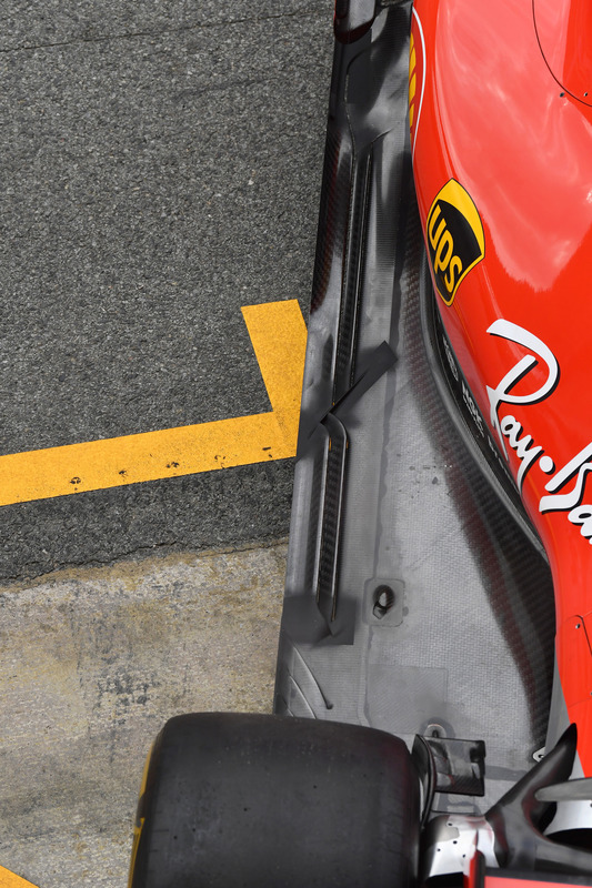 Ferrari SF71H rear floor
