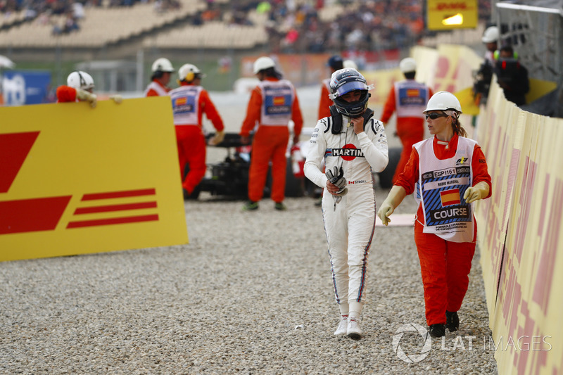Lance Stroll, Williams Racing, kecelakaan di Q1
