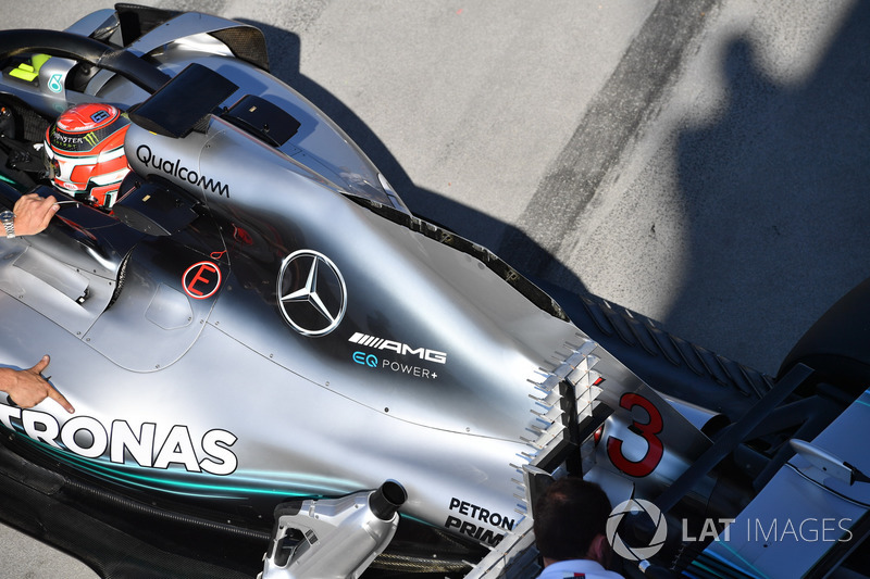 Mercedes-AMG F1 W09 motor kapağı