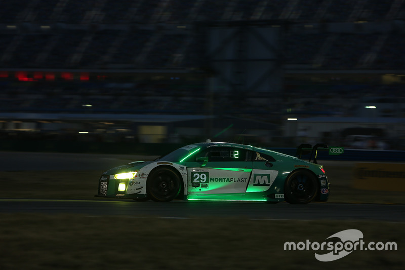 #29 Montaplast by Land-Motorsport Audi R8 LMS GT3: Sheldon van der Linde, Kelvin van der Linde, Christopher Mies, Jeffrey Schmidt