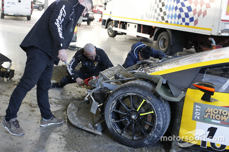Incidente di Andrea Palma, Lamborghini Huracan ST