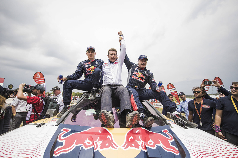 Car winners Carlos Sainz, Lucas Cruz, Peugeot Sport