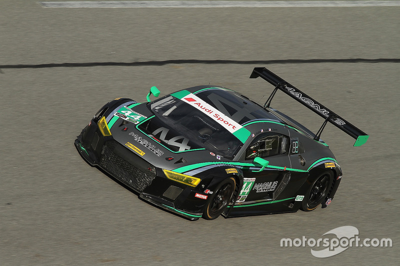 #44 Magnus Racing Audi R8 LMS GT3: John Potter, Andy Lally, Andrew Davis, Markus Winkelhock