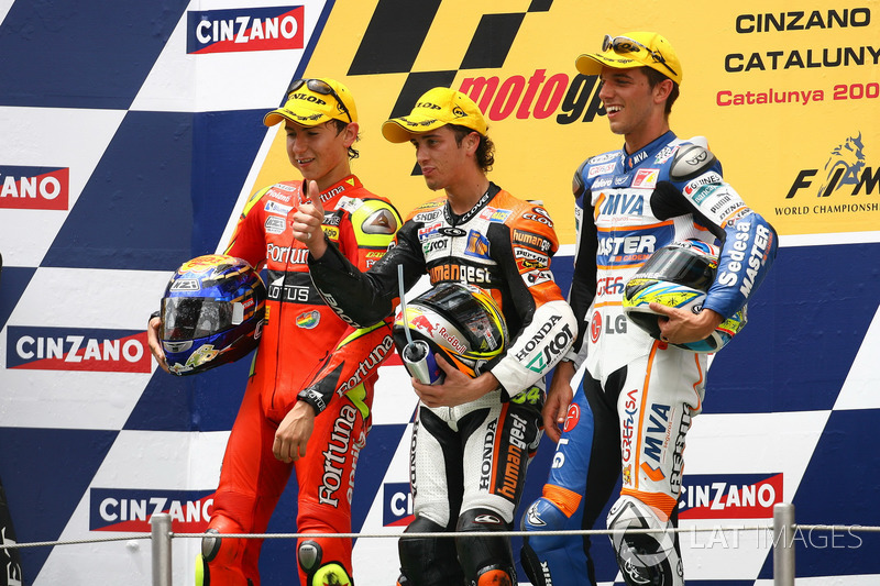 2006: 250cc (Moto2), Campeão - Jorge Lorenzo - Fortuna Aprilia; Andrea Dovizioso e Alex De Angelis