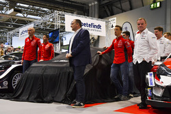 Le team Citroen WRC, avec Kris Meeke, Craig Breen et Yves Matton