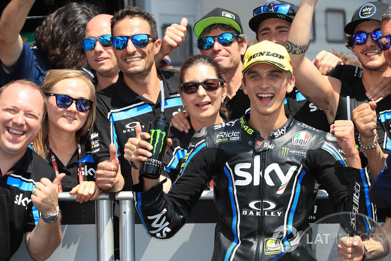 Il terzo classificato Luca Marini, Sky Racing Team VR46