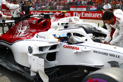 Marcus Ericsson, Sauber, sur la grille