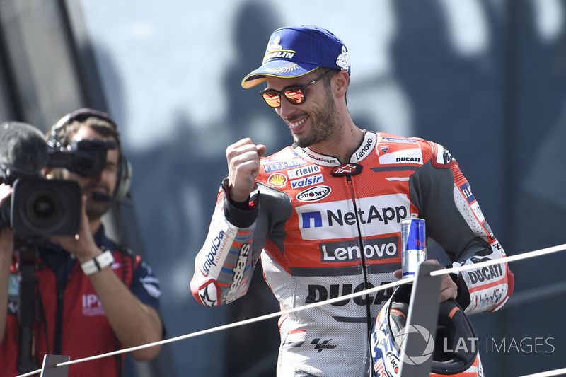 Third place Andrea Dovizioso, Ducati Team