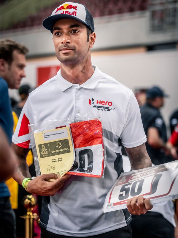 #50 Hero Motosports Team Rally: CS Santosh