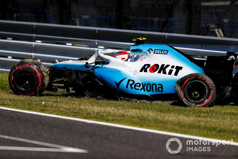 Robert Kubica, Williams FW42 (wypadek w kwalifikacjach)