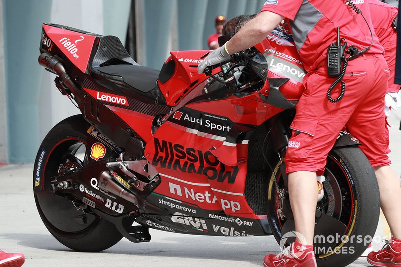 Ducati Team, bike detail