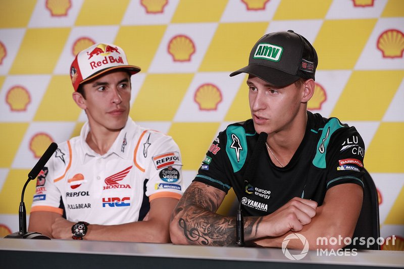 Marc Marquez, Repsol Honda Team, Fabio Quartararo, Petronas Yamaha SRT