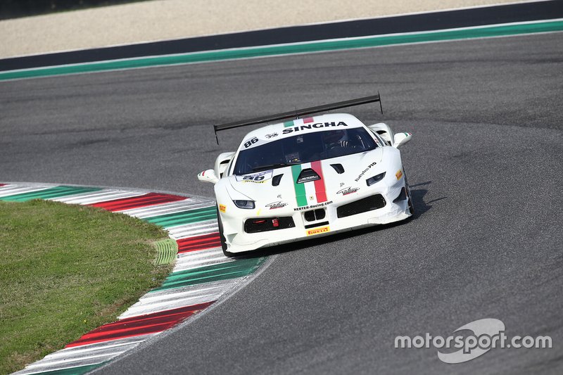 #86 Ferrari 488 Challenge, Gohm Motorsport: Germano Salernitano