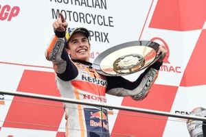 Podium: racewinnaar Marc Marquez, Repsol Honda Team