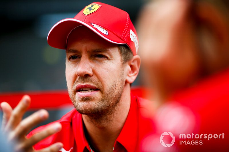 Sebastian Vettel, Ferrari parla ai media