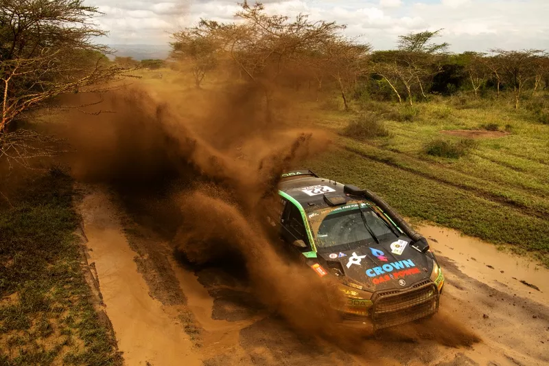Gus Greensmith, Jonas Andersson, Toksport WRT Skoda Fabia RS Rally2.