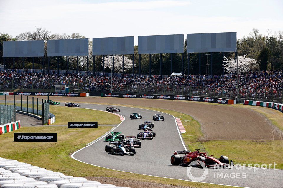 Charles Leclerc, Ferrari SF-24 George Russell, Mercedes F1 W15 