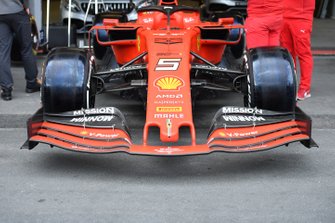 Sebastian Vettel, Ferrari SF90 ön kanadı