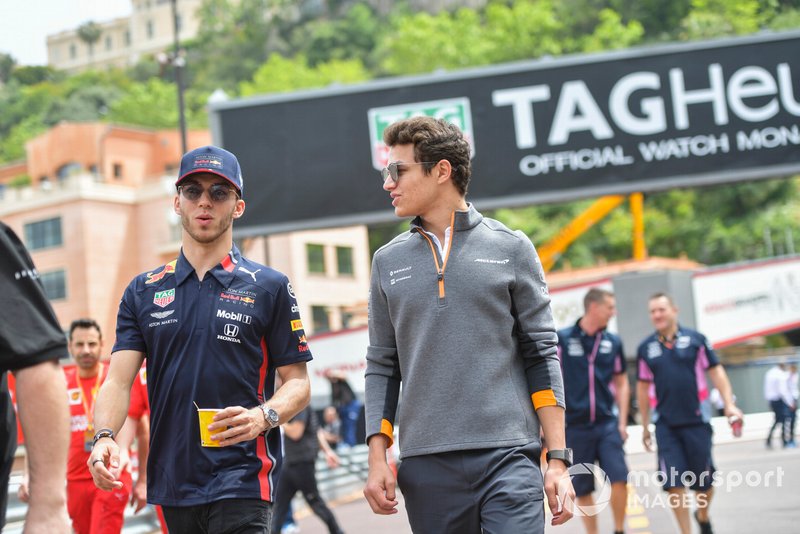 Pierre Gasly, Red Bull Racing, Lando Norris, McLaren