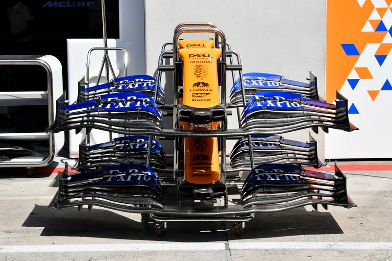 Alerón delantero del McLaren MCL34