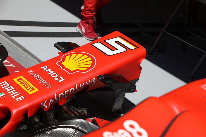 Alerón delantero del Ferrari SF90