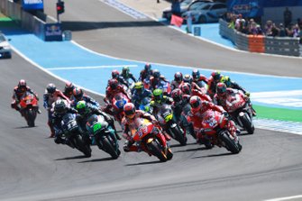 Marc Marquez, Repsol Honda Team aan de leiding bij de start