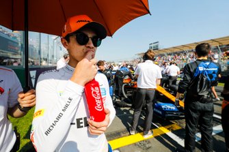 Lando Norris, McLaren, on the grid