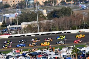 Double-File-Racing in Daytona