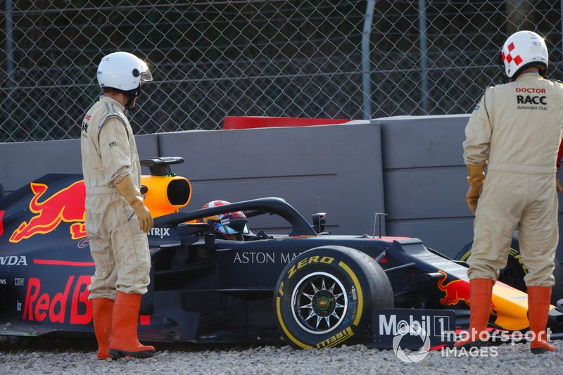 После аварии: Пьер Гасли, Red Bull Racing RB15