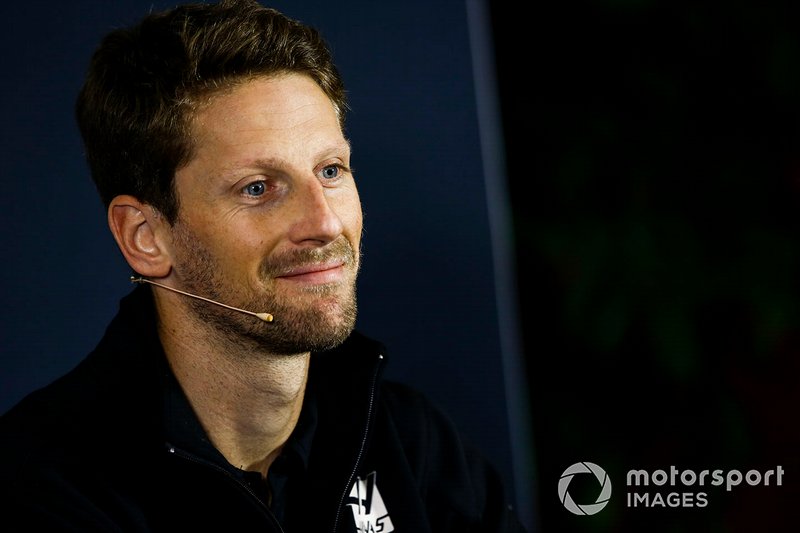Romain Grosjean, Haas F1 in Press Conference