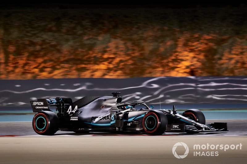 Lewis Hamilton, Mercedes W10, GP do Bahrein de 2019