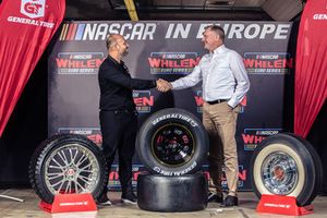 Jerome Galpin, President NASCAR Euroseries with Guy Frobisher