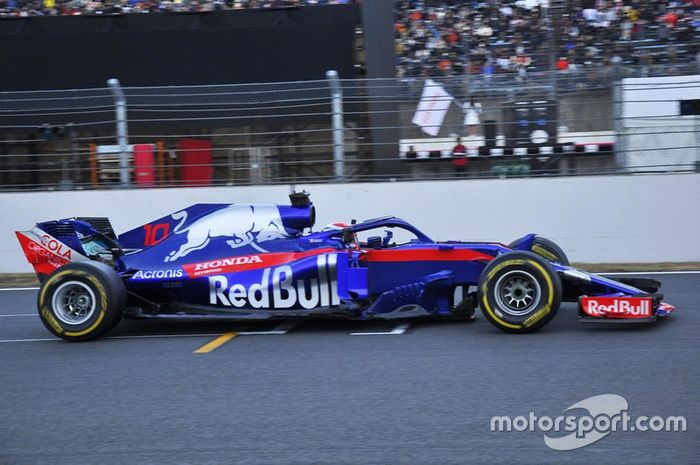 Pierre Gasly y el Toro Rosso STR 13